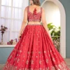 Stylish DKT 5131 Chinon Silk Embroidery Work Wedding Lehenga Choli Collection 2026
