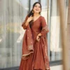 Beautiful Zarin Vol 24 Chinon Silk Party Wear Gown Sharara India 2026