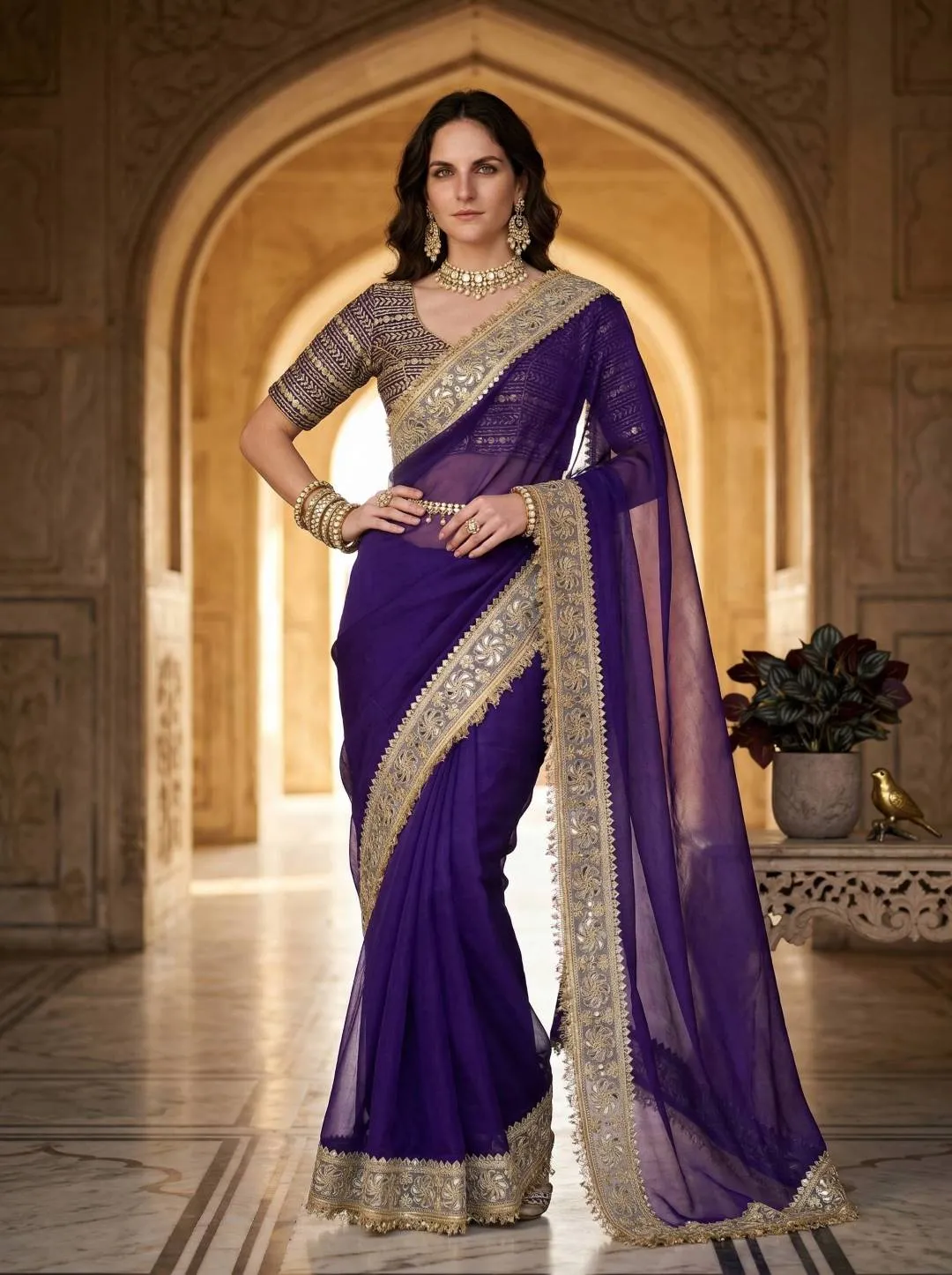 Beautiful RBC Raj Ratna Fandy Satin Silk Designer Mirror Work Saree 2026