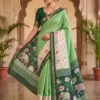 Launching SS180 Anjali Elegant Mangalgiri Silk Kalamkari Printed Saree Manufacturers 2026