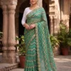 Latest SS180 Leheriya Georgette Printed Embroidery Saree Surat 2026