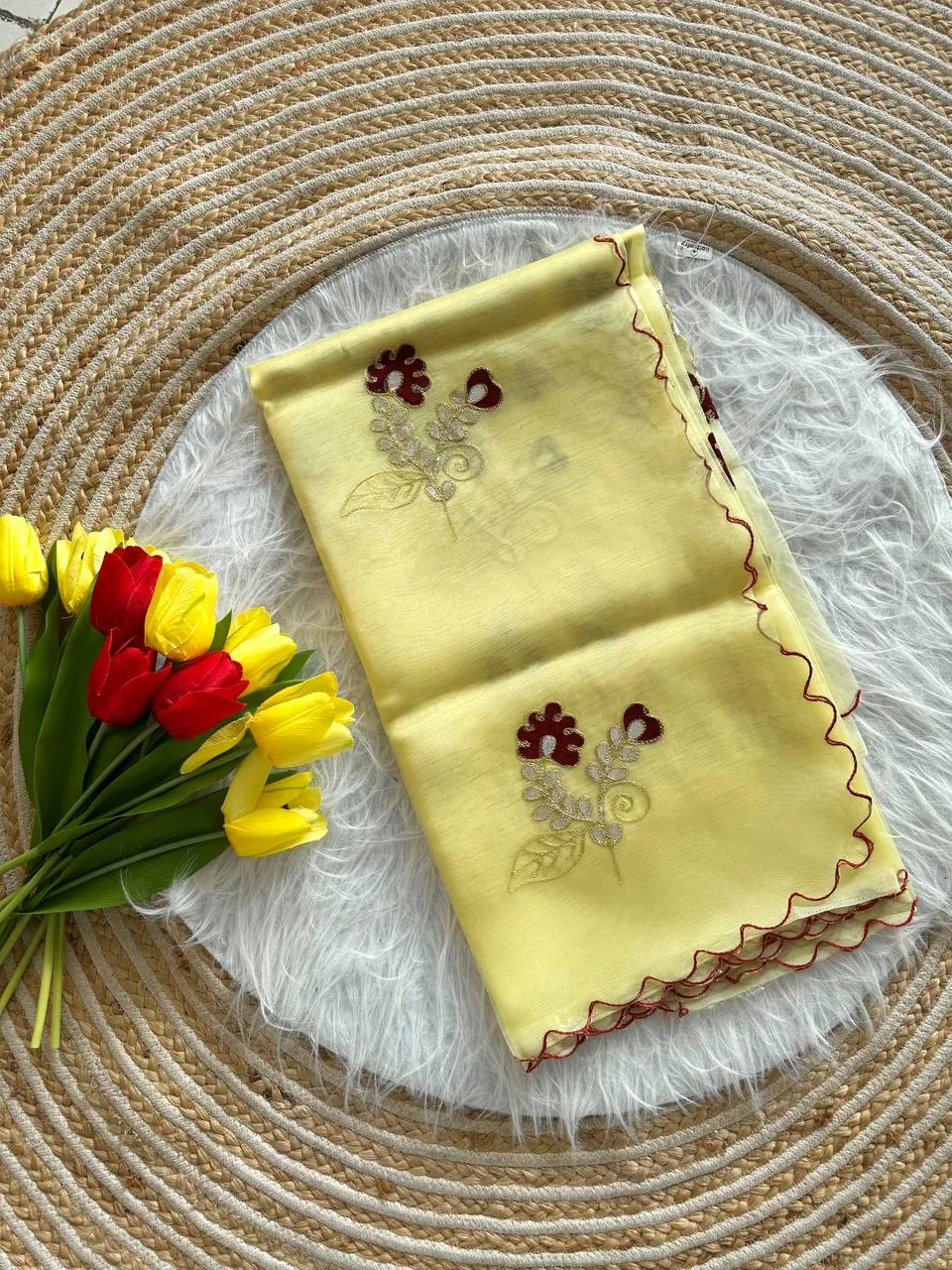 Launching MHV Manashvi Organza Silk Hand Work Saree Collection 2026