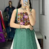 Stylish WMT 8047 Rayon Cotton Kurti Skirt Lehenga Navratri Collection 2026