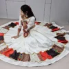 Launching WMT 8054 Vaayroo Rayon Cotton Designer Mirror Embroidery Navratri Top Skirt 2026