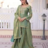 Latest Zarin Simar Vichitra Embroidery Festival Sharara Suit Collection 2026