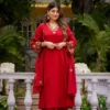 Stylish Zarin 31 Chanderi Embroidery Work Raksha Bandhan Anarkali Readymade Dress 2026