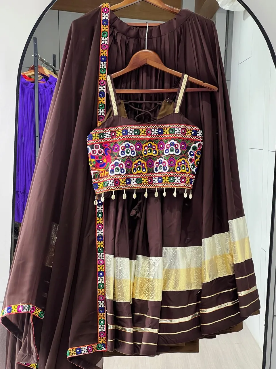 Buy WMT 8063 Rayon Cotton Gota Patti Work Navratri Collection 2026 2026