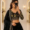 Latest Zarin 309 Darpani Chinon Silk Thread Embroidery Work Lehenga Choli Collection 2026