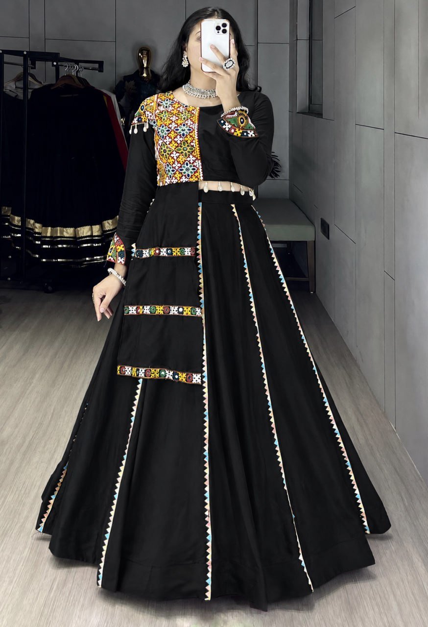 WMT 8045 Toraniyu Rayon Cotton Colorful Lace Navratri Collection 2026