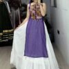 WMT 8047 Rayon Cotton Kurti Skirt Lehenga Navratri Collection