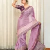Rani 6093 Lichi Silk Cloth Party Wear Jacquard Saree Wholesale Surat
