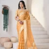Latest Laxmi 1061 Linan Cotton Silk Weaving Zari Work Saree Wholesale Surat 2026