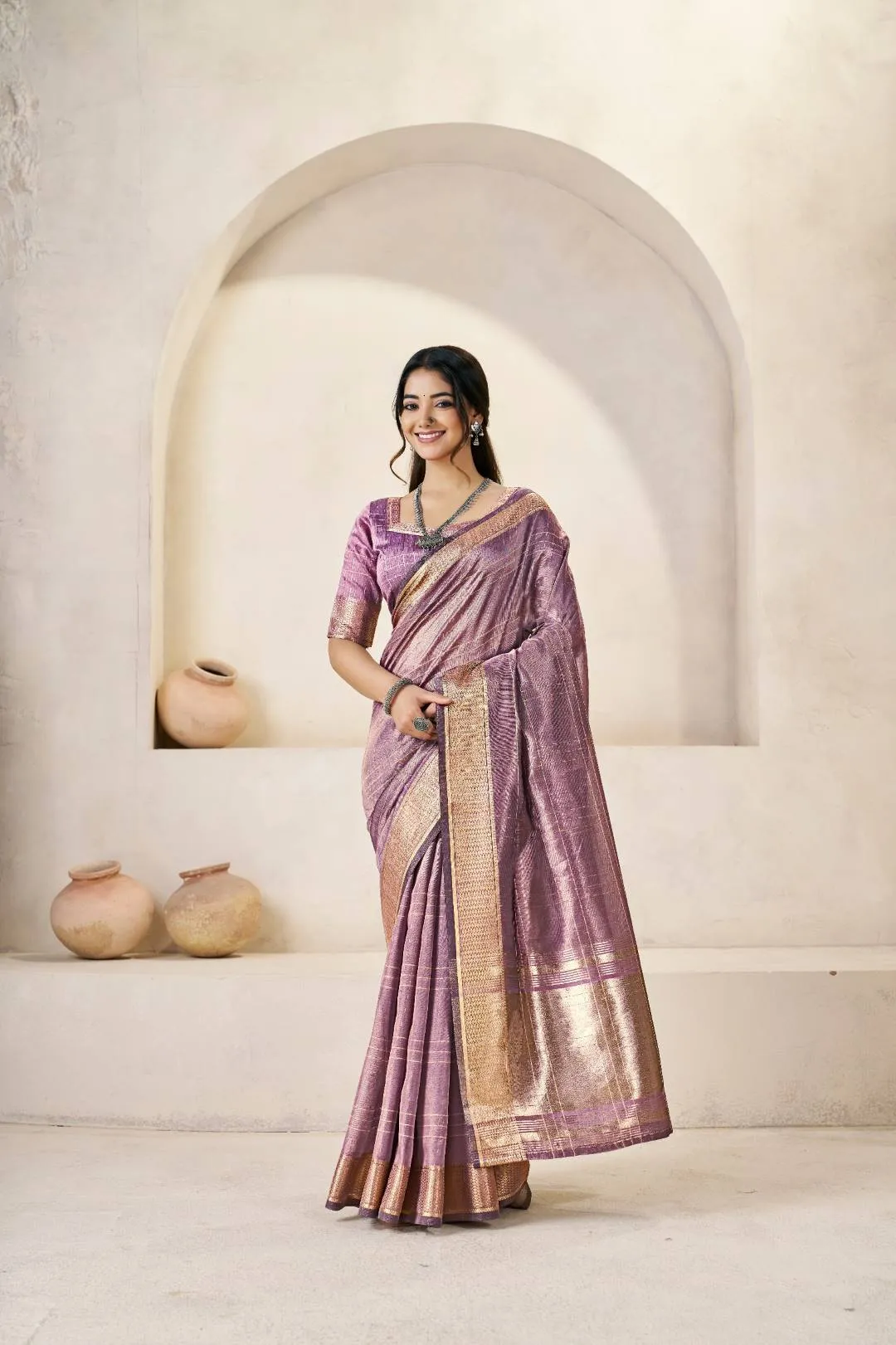 Launching Laxmi 1062 Linan Cotton Silk Weaving Party Wear Saree Wholesale Surat 2026