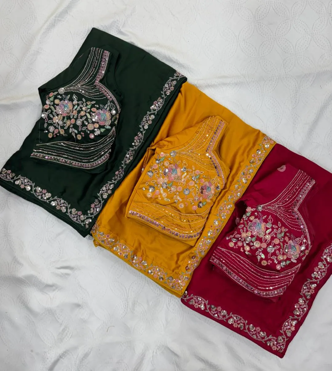 Launching Kiara Marvel1 Malay Satin Silk Embroidery Saree Wholesale Surat 2026
