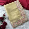 Stylish MHV Hania Silk Embroidery Party Wear Saree Wholesale Surat 2026