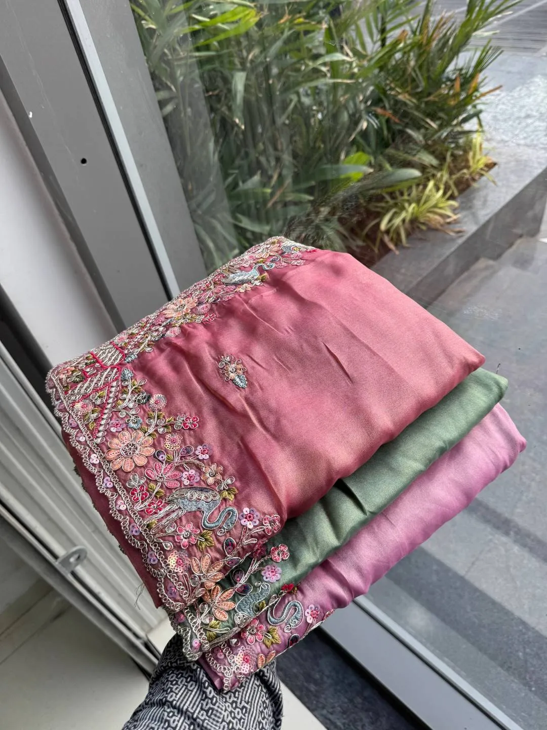 Beautiful Kiara Herons Tissue Silk Embroidery Work Saree Wholesale Surat 2026
