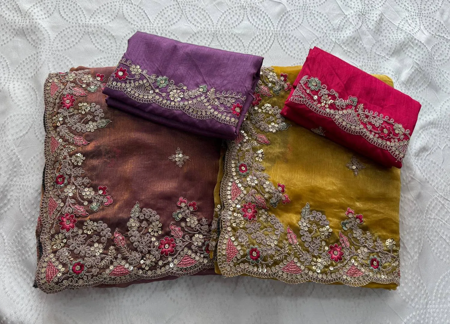 Beautiful Kiara Oreva7 Fendy Chiffon Silk Party Wear Saree Wholesale Surat 2026