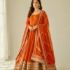 Stylish Alia 551 Chinon Silk Embroidery Festival Gown Wholesale Surat 2026