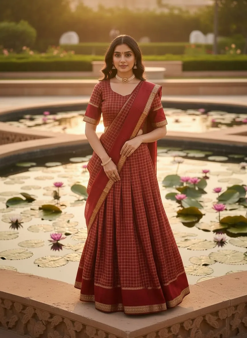 Buy Vally Viscose Georgette Zari Work Festival Lehenga Saree Wholesale Surat 2026