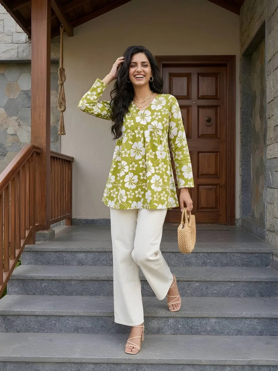 Latest Shiv 1049 Cotton Short Kurti &Top Office Wear Wholesale Surat 2026