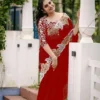 Beautiful RBC 5088 Sartin Chiffon Silk Jari Embroidery Festival Saree Wholesale Surat 2026