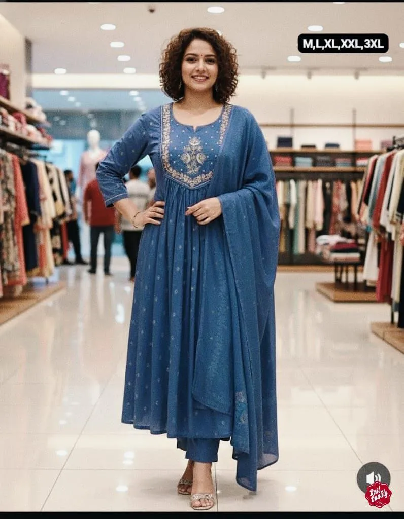 Latest Laxmy Cotton Anarkali Readymade Dress & Gown Wholesale Surat 2026