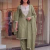 Buy SS2016 Pinterest Rangoli Crush Silk Embroidery Kurti Set Wholesale Surat 2026