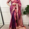 Stylish WMN 8003 Kasavu Zari Weaving Work Festival Saree Wholesale Surat 2026