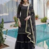 Stylish DKT 5065 Georgeet Embroidery Work Sharara Suit Eid Collection 2026