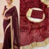 Launching SS180 Anisha Fendy Chiffon Weaving Raksha Bandhan Saree 2026