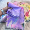 Stylish SNT Maheshwari Silk With Border Dimond Work 2026