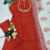 Zarin 09 Roman Silk Embroidery Work Readymade Dress Wholesale Market In Surat