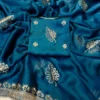 SNT Soft Rangoli Silk Saree Fancy Embroidery Work