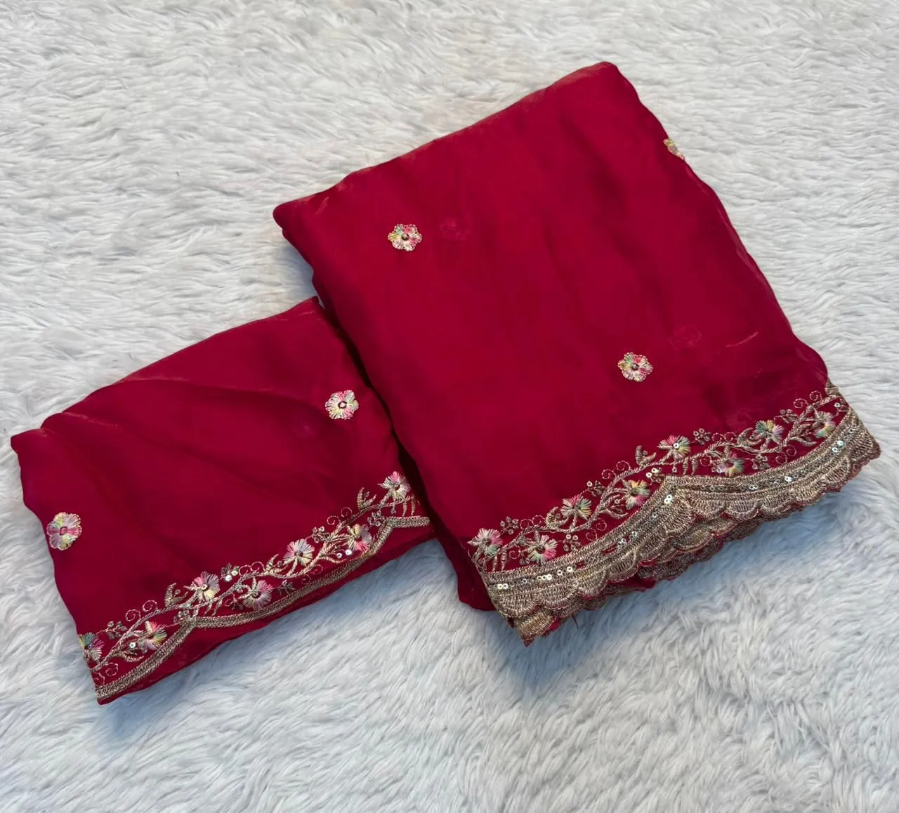 Stylish SNT Space Silk Saree Sequence Embroidery Wholesale Collection 2026