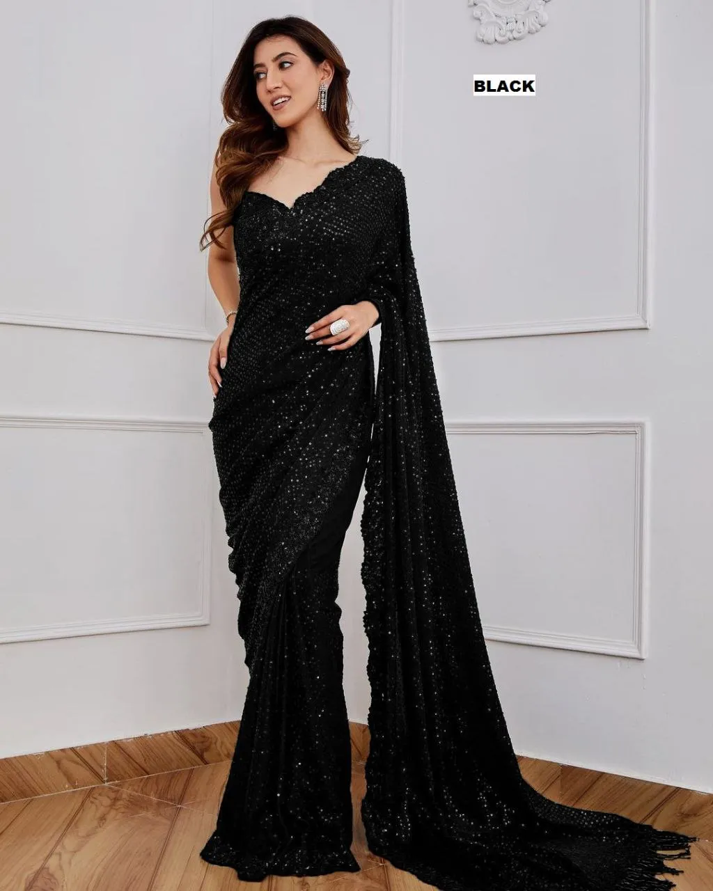 Launching Tamanna 3312 Georgette Bollywood Embroidery Party Wear Saree Wholesale Surat 2026