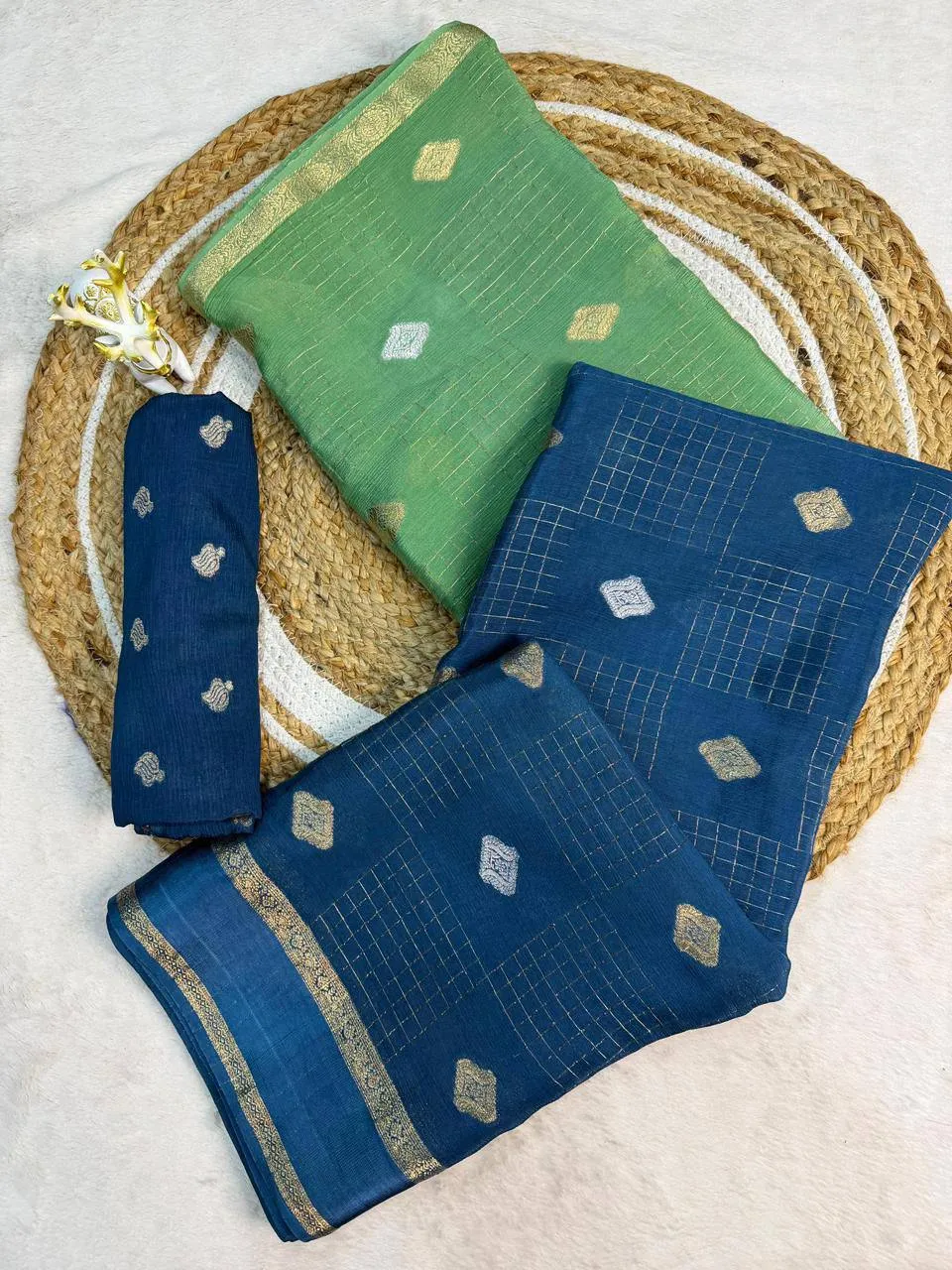 Buy Laxmi 1098 Soft Chinon Silk Jacquard Work Saree Collection 2026
