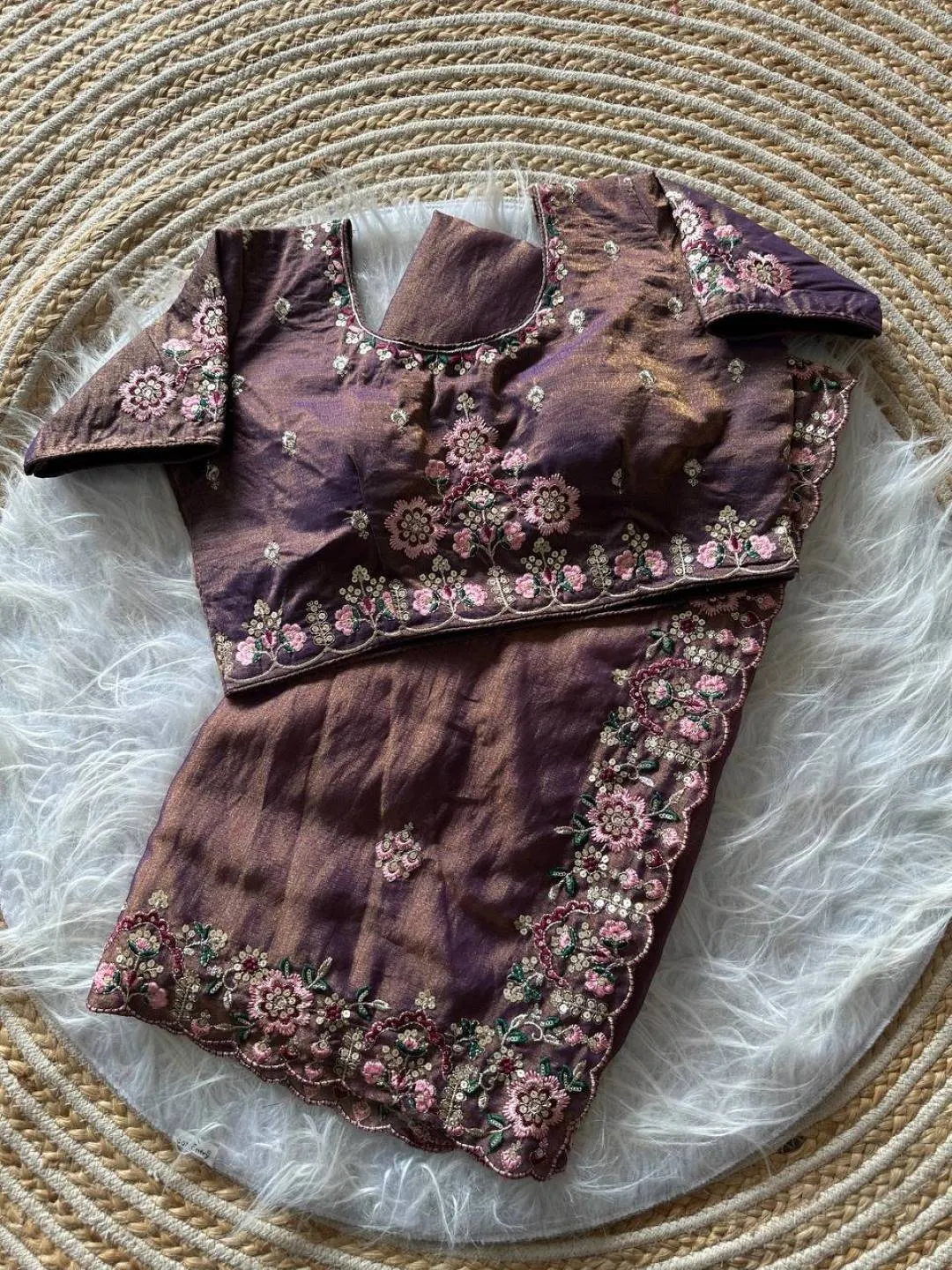 Launching MHV Mira Khadi Moss Silk Embroidery Wedding Saree Online 2026