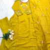Stylish Zarin 31 Chanderi Embroidery Work Raksha Bandhan Anarkali Readymade Dress 2026