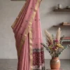 RGS Elegant Jamdani Weaving Work Saree Wholesale Surat