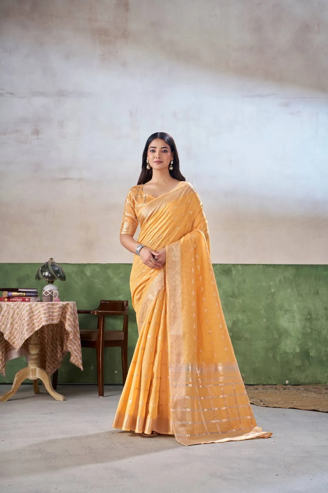 Beautiful Laxmi 1064 Cotton Silk Office & Daily Wear Saree Wholesale Surat 2026