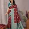 Latest LFK 3003 Banarasi Silk Jacquard Work Wedding Saree Wholesale Surat 2026
