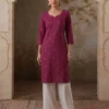 Stylish LFK 7028 Silk Weaving Jari Work Kurti Wholesale Surat 2026