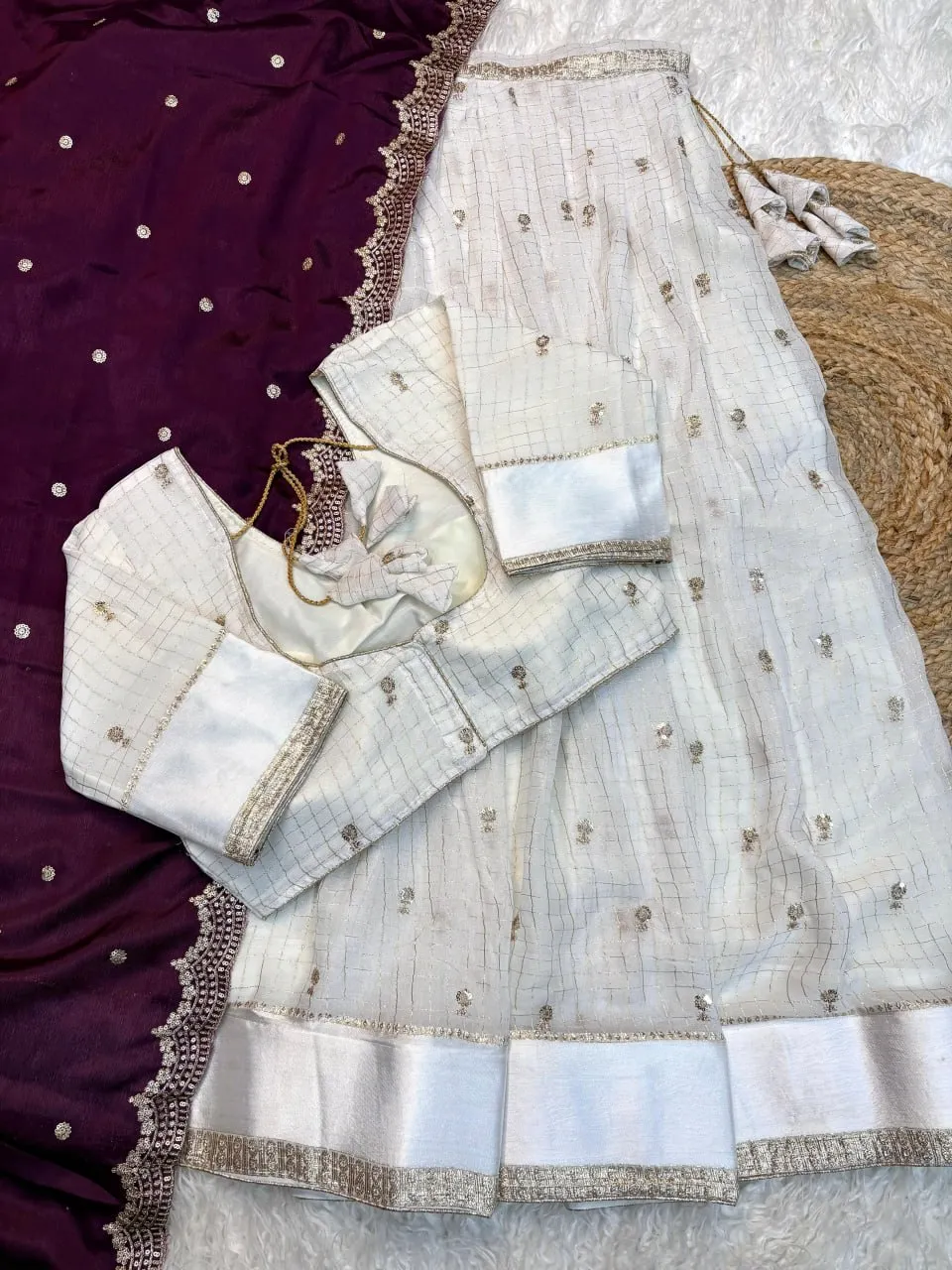 Latest Vally Viscose Georgette Festival Lehenga Saree Wholesale Surat 2026