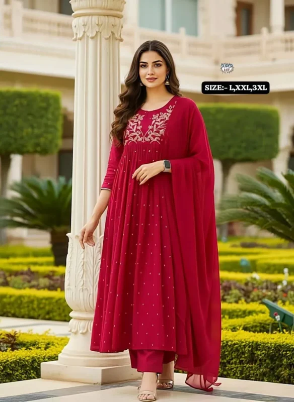 Buy Laxmy Cotton Embroidery Work Festival Readymade Dress Wholesale Surat 2026