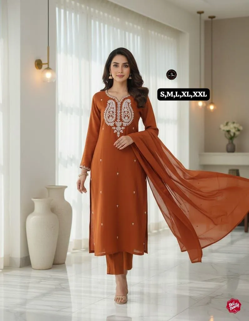 Stylish Laxmy Cotton Embroidery Office & Festival Wear Readymade Dress Wholesale Surat 2026