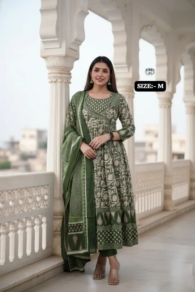 Latest Laxmy Cotton Anarkali Readymade Dress & Gown Wholesale Surat 2026