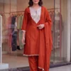 Buy SS2016 Pinterest Rangoli Crush Silk Embroidery Kurti Set Wholesale Surat 2026