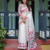 Stylish VFT 715 Lilen Cotton Printed Party & Daily Wear Saree Surat Wholesale Market 2026