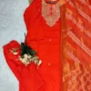 Buy Zarin 11 Chanderi Cotton Embroidery Work Party Wear Readymade Dress 2026