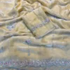 Latest SNT Space Silk Saree With heavy Embroidery Sequence Work 2026